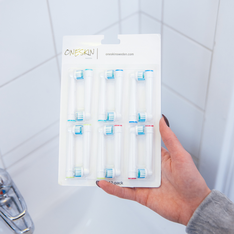 Toothbrush heads compatible with Oral-B (12-pack)